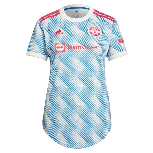 Camiseta Manchester United Replica Segunda Ropa Mujer 2021/22